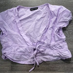 Shein Tie Top